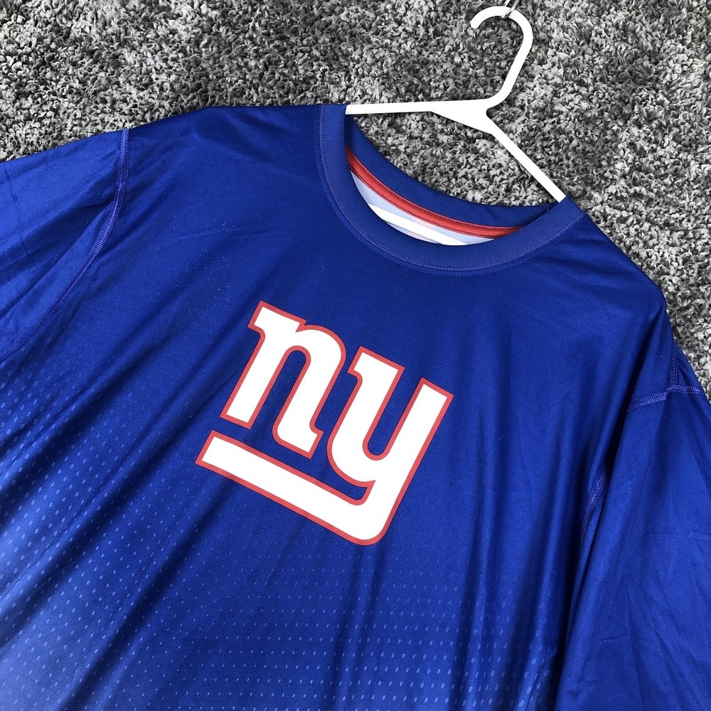 New York Giants Shirt Mens 2XL Blue NFL Football Nike Dri Fit Team Issue